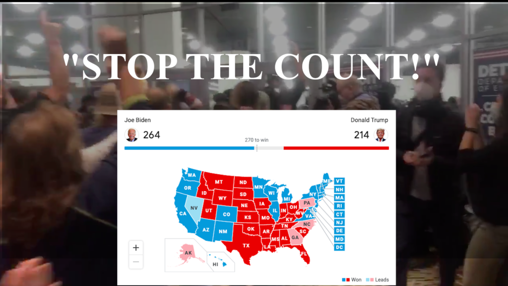 Losing Trump Campaign’s Ballot-Count Protests and Lawsuits Emerge